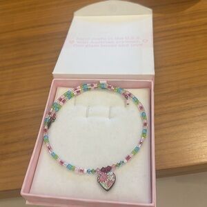 Hand made necklace with Australian crystals and fine glass beads.